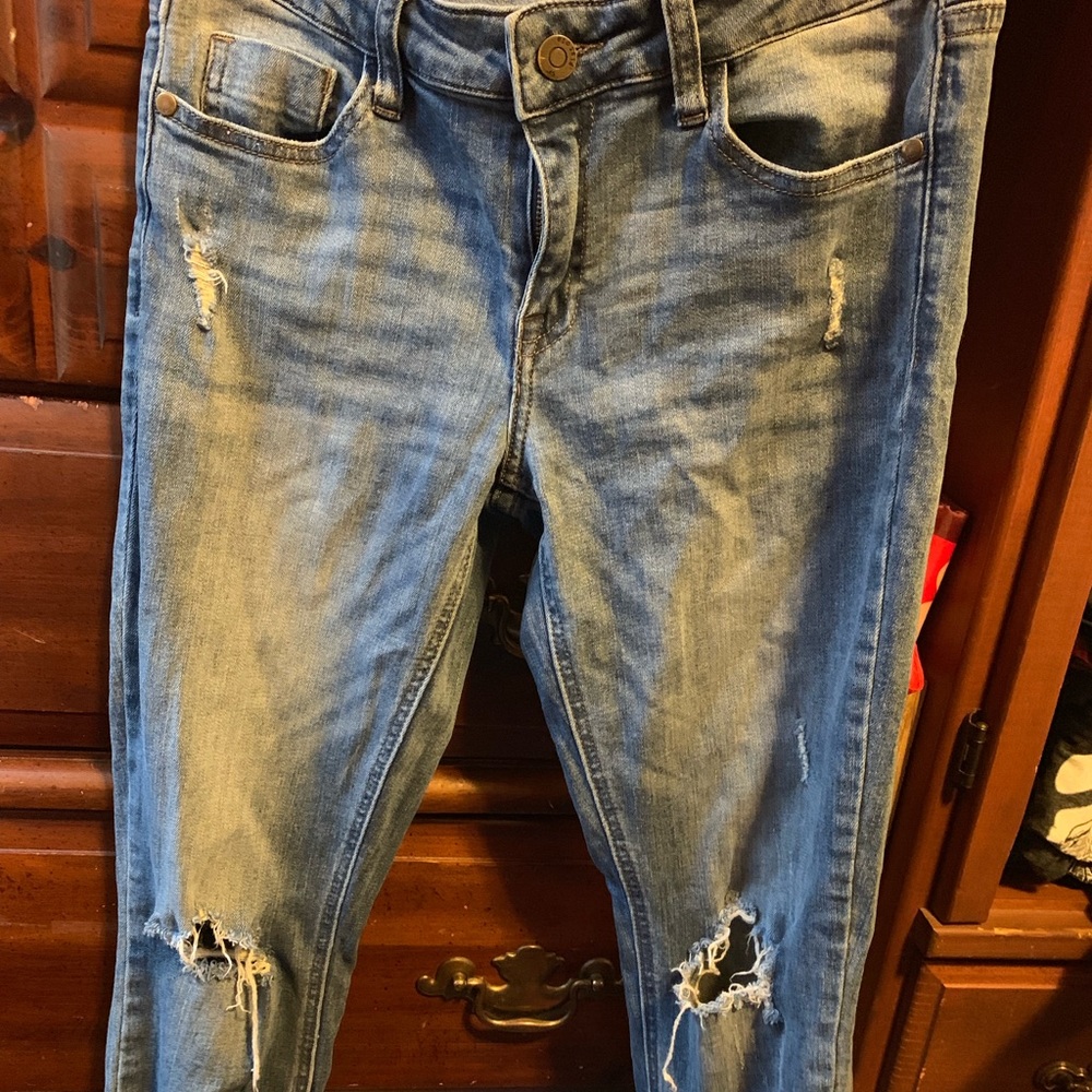 Ripped Blue Jeans